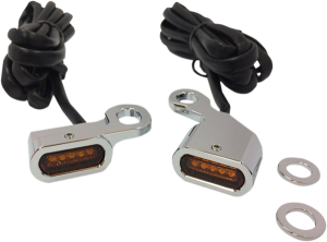 Led Handlebar Marker Lights Chrome, 1, nordicamoto.ro