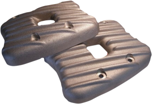 Cover Rocker Box 'ribsters' Raw Die-cast 