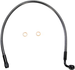 Designer Series Dot Abs-specific Upper Brake Line Kit Black, Black Pearl, 1, nordicamoto.ro