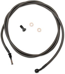 Midnight Braided Clutch Cable  Black