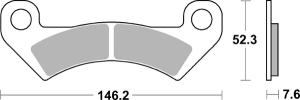 Ats All-terrain Sintered Brake Pads