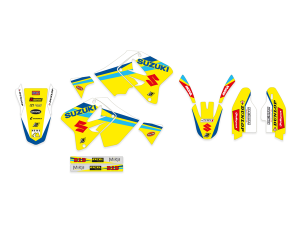Replica Team Graphic Kits Black, Blue, Yellow, 2, nordicamoto.ro