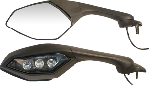 Oem-style Replacement Mirror Black, Matte