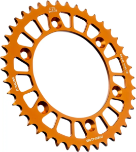JT SPROCKETS Racelite Aluminum Rear Sprocket Orange 