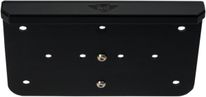 License Plate Mount Black
