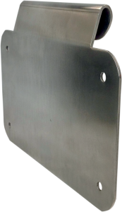 License Plate Mount Burnished Aluminum, 1, nordicamoto.ro