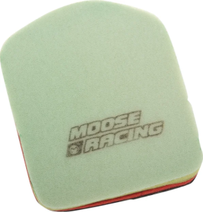 MOOSE RACING Filtru de aer de precizie, pre-lubrifiat, verde 