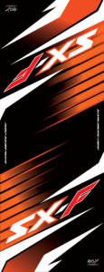 Workstation Floor Mat Black, Red, White