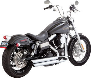2-into-2 Big Shots Exhaust System Chrome, 2, nordicamoto.ro