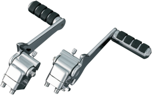 Adjustable Passenger Pegs And Mount Black, Chrome