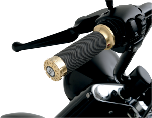 Chrono Grips Black, Brass, 2, nordicamoto.ro