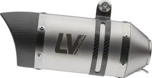 Tobă de eșapament LeoVince LV Pro Slip-On pentru Yamaha – Oțel inoxidabil, Titanium Look, 2, nordicamoto.ro