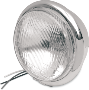 14,5 Cm (5-3/4(r)) Headlight Assembly Chrome, 1, nordicamoto.ro
