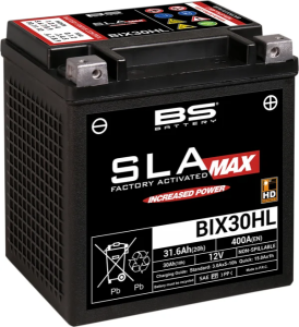 Sla Max Factory – Baterie AGM activată, fără întreținere, negru 