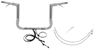 Plug & Play Ez Install 1-1/2(r) Flat Top Handlebar Kit Silver, 1, nordicamoto.ro