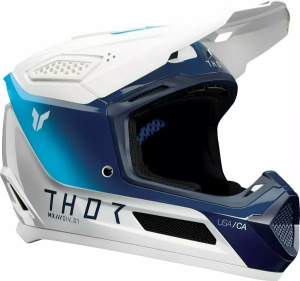 THOR Fleet Storm Helmet White, Blue 