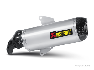 Slip-on Line Muffler Scooter Black, Carbon Fiber 