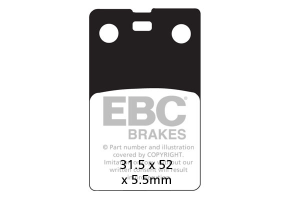 Sfa Series Organic Scooter Brake Pads, 2, nordicamoto.ro
