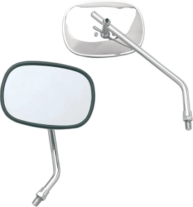 Universal Screw-in Stem Mirror Silver