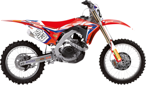 Replica Team Graphic Kits With Seat Covers Blue, Red, White, 5, nordicamoto.ro