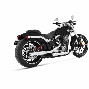 Muffler Slip-on 3(r) Duals For Softails Chrome