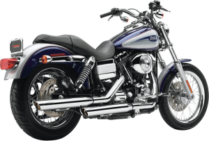 3(r) Slashcut Slip-on Mufflers Chrome