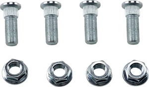 MOOSE RACING Wheel Stud-nut Kit Silver 