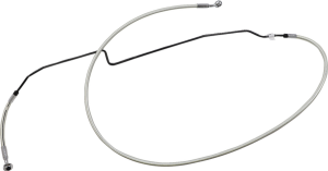 Braided Front Brake Line Chrome, Sterling Chromite® Ii Oversize [+102 mm (4'')], 2, nordicamoto.ro