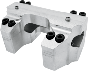 Handlebar Clamp Set Silver