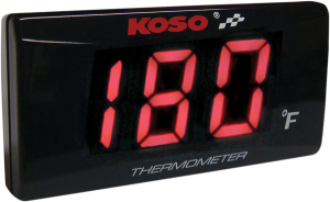 Super Slim Temperature Gauge Black, 2, nordicamoto.ro