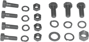 Jiffy Stand Foot Clutch Lever Bracket Mounting Kit Black