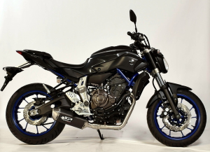 Force Full Exhaust Systems Silver, Black, 1, nordicamoto.ro