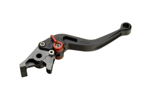 Racing Brake And Clutch Lever Black, Red, Anodized