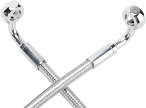 E-z Align Dot Braided Single Disc Front Brake Line Chrome, Sterling Chromite® Ii, 4, nordicamoto.ro