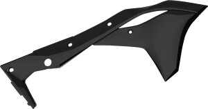 Capace pentru radiatoare Kawasaki, negru, 2, nordicamoto.ro