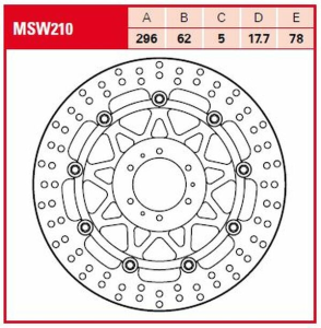 Round Floating Brake Rotor Titan