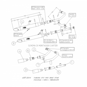 Silvertrail K02 Slip-on Muffler Chrome