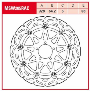 Contoured Floating Brake Rotor Titan, 1, nordicamoto.ro
