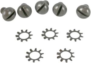 Wheel Hub Outer Screw Kit Silver
