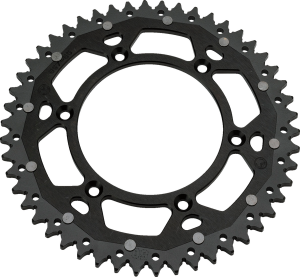 MOOSE RACING Pinion dublu negru, 2, nordicamoto.ro