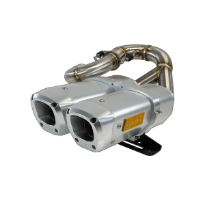 Apx Aluminium Slip-on Muffler Anodized Clear 