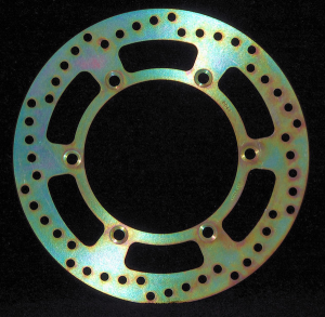 Round D-series Fixed Offroad Brake Rotor Gold