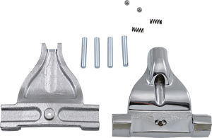 Passenger Floorboard Mount Silver