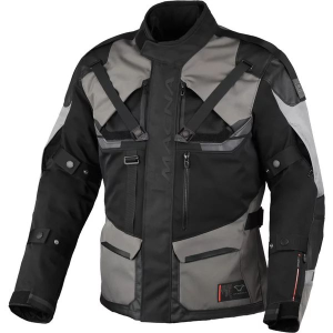 Geaca textil impermeabila touring/adventure MACNA TOUROS M Maro/Gri/Negru, 4, nordicamoto.ro
