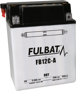 Baterie Moto Fulbat FB12C-A Dry 12V 12.6Ah 155A – Include Electrolit, nordicamoto.ro