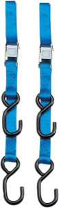 Heavy-duty 7’ Cam Buckle Tie-downs Blue