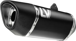 Tobă de eșapament LeoVince LV-14 R Black Edition Slip-On pentru Kawasaki Z900, nordicamoto.ro