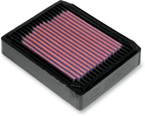 High-flow Air Filter Black, Red, 2, nordicamoto.ro