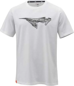 Tricou KTM Blueprints White, nordicamoto.ro