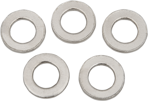 Chrome Axle Nuts And Washers Silver